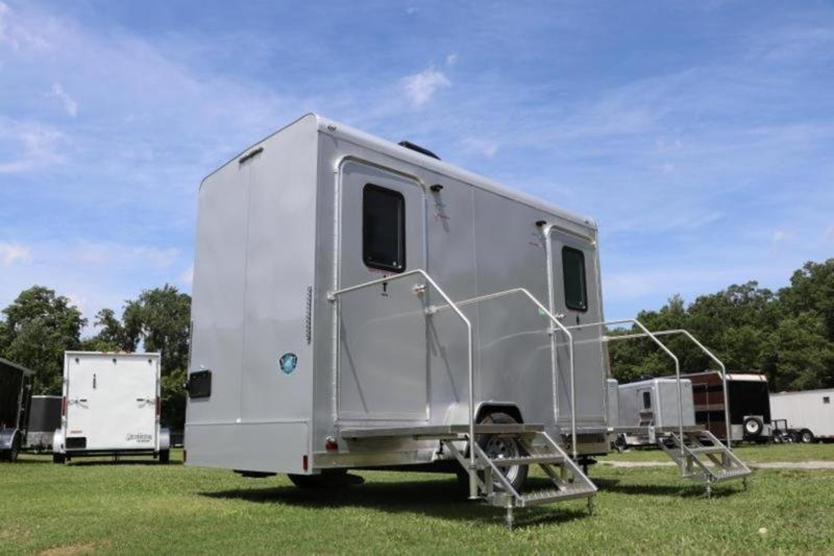 Used 2020 2 Station Restroom Trailer Forest River