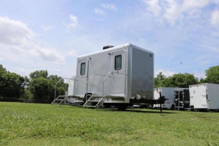 Used 2020 2 Station Restroom Trailer Forest River