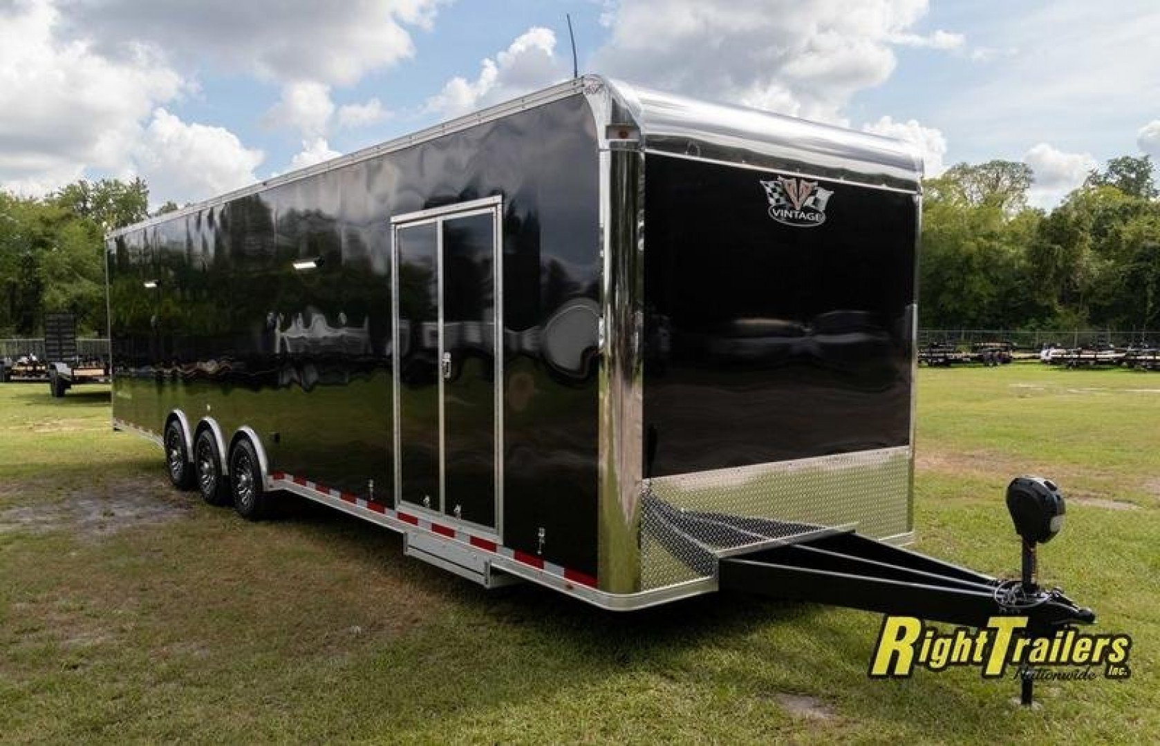 New 8.5x34 Vintage Pro Stock Series Race Trailer P834
