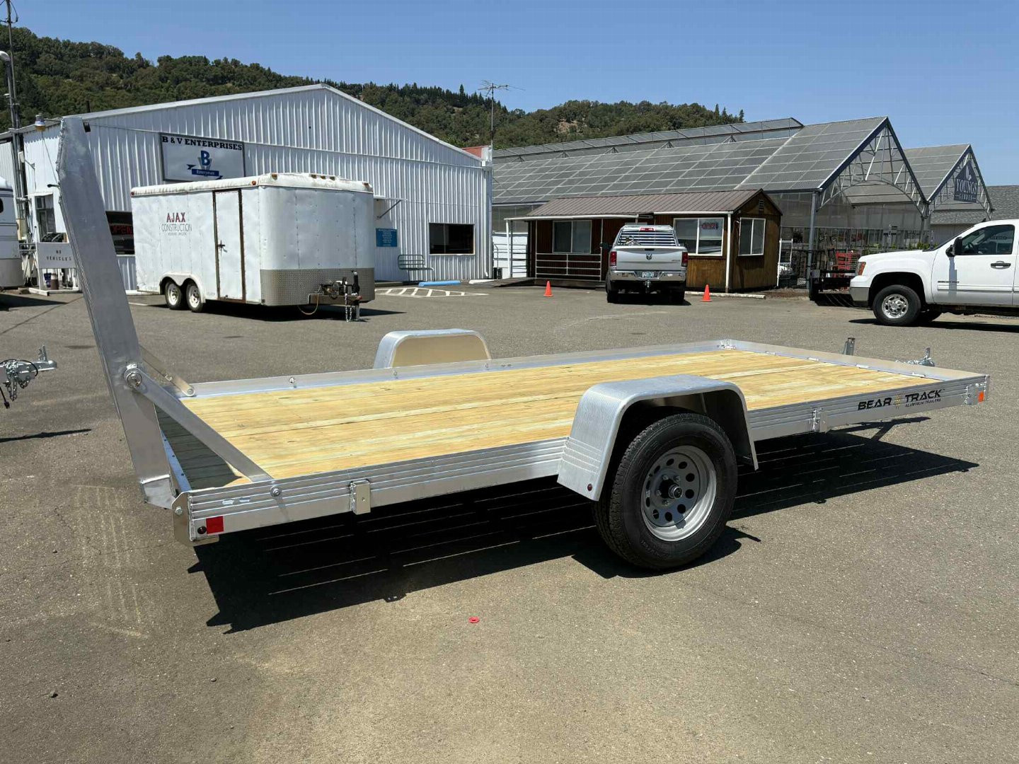 New 2025 Bear Track 80" x 14' ALUMINUM Utility Trailer