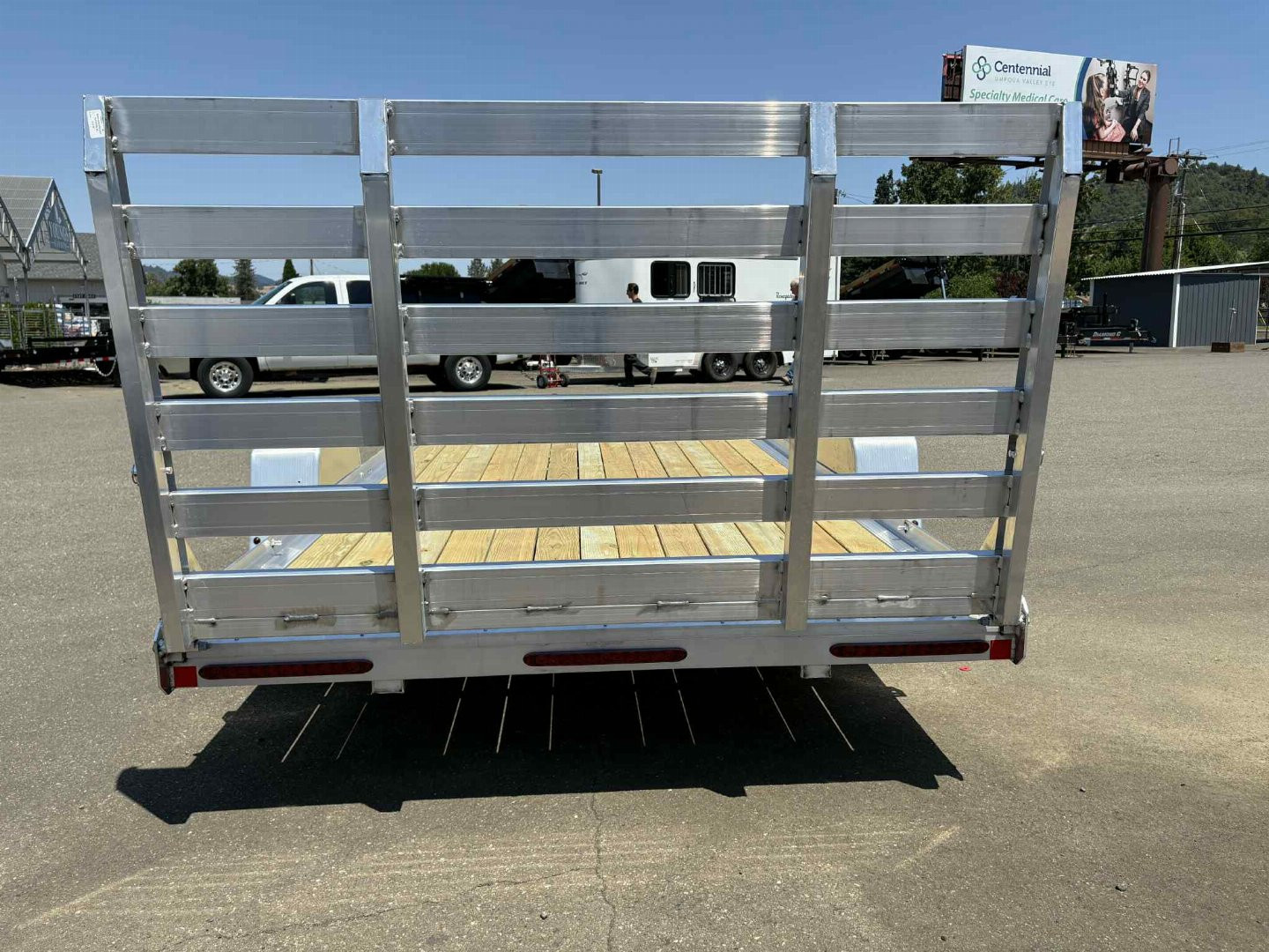 New 2025 Bear Track 80" x 14' ALUMINUM Utility Trailer