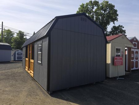 New SALE! 20% OFF! 2025 Old Hickory 12x28 WLCPHX CENTER PORCH PACKAGE BARN SHED