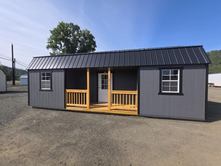 New SALE! 20% OFF! 2025 Old Hickory 12x28 WLCPHX CENTER PORCH PACKAGE BARN SHED