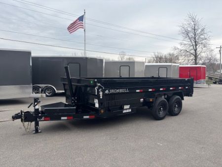 New 2025 Iron Bull DTB 7x16 14K Dump Trailer