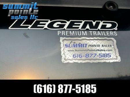 New 2025 Legend Trailers 7.5X23ETA35 All Aluminum  Snowmobile Trailer