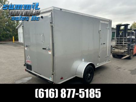 New 2025 Cargo Mate 6x12 V-Nose Ramp Door Extra Height  Cargo / Enclosed Trailer