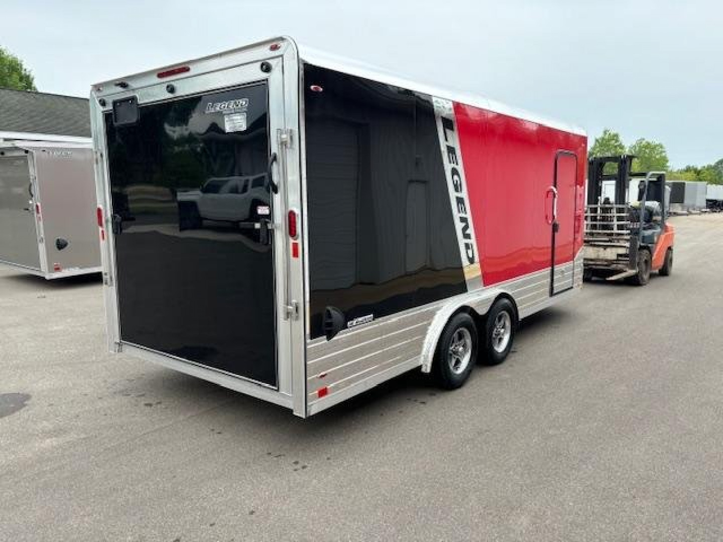 New 2025 Legend Trailers 8X21DVNTA35  All Aluminum Cargo / Enclosed Trailer Ramp Door Extra height