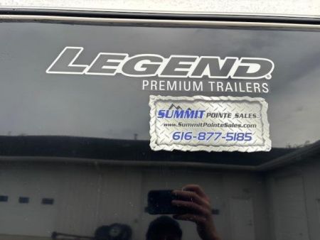 New 2025 Legend Trailers 8X21DVNTA35  All Aluminum Cargo / Enclosed Trailer Ramp Door Extra height
