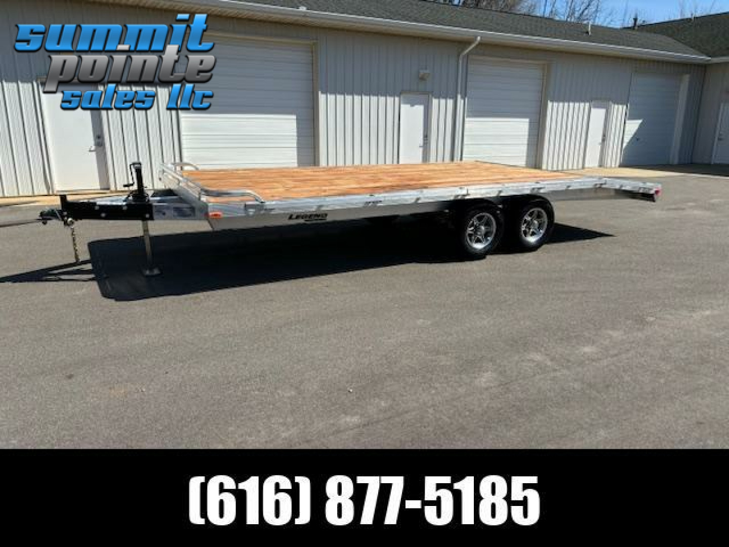 New 2024 Legend Trailers 8.5X20MDOTA52  All Aluminum Deckover Trailer