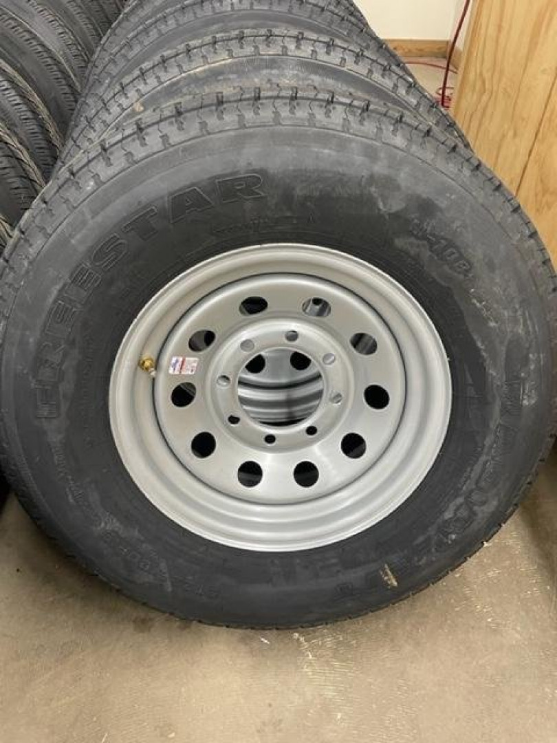 New 2022 ALUMINUM/STEEL TRAILER WHEELS AND TIRES