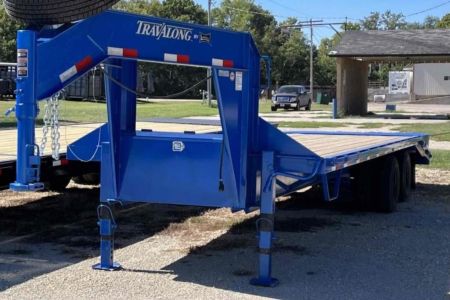 New 2023 Travalong 31' Gooseneck Flatbed