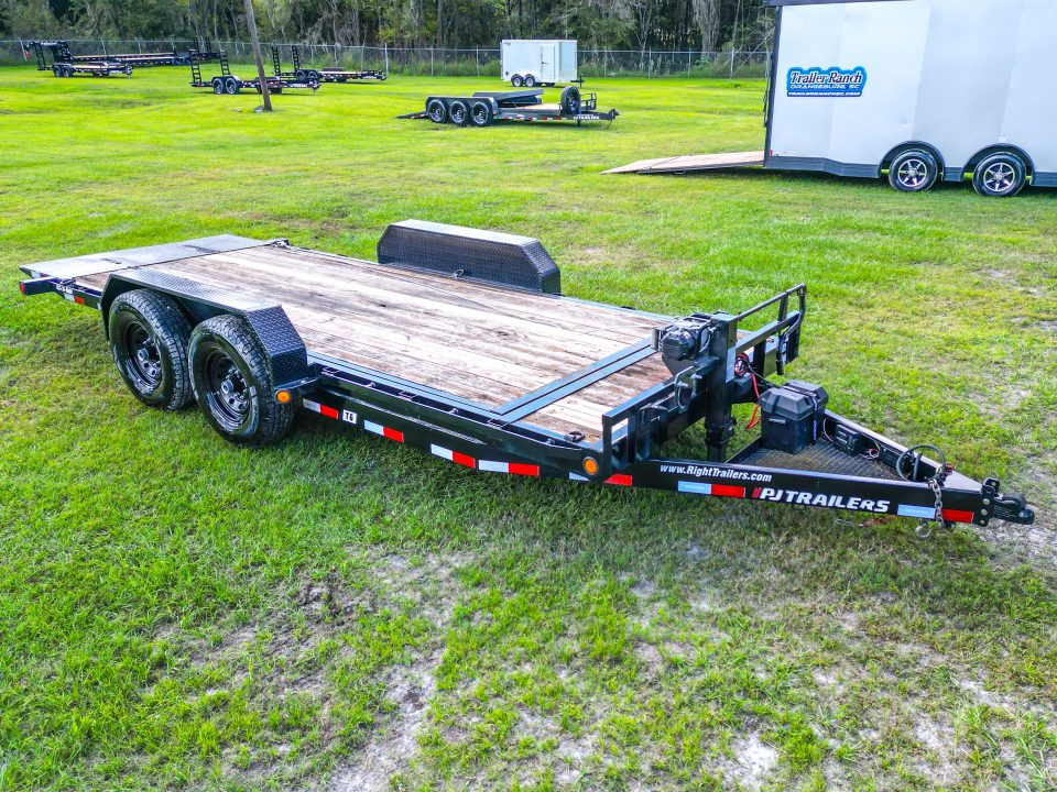 Used 2025 7x18 PJ Equipment Trailer T6182