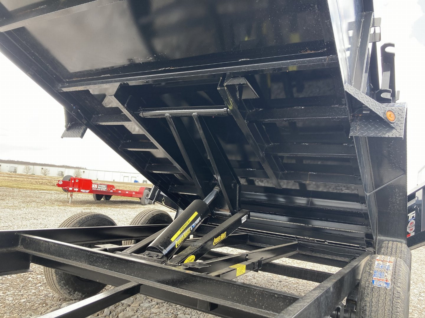 New 2025 Top Hat 77"x12' Dump Trailer