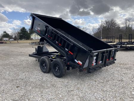 New 2025 Top Hat 77"x12' Dump Trailer