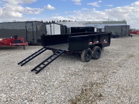 New 2025 Top Hat 77"x12' Dump Trailer