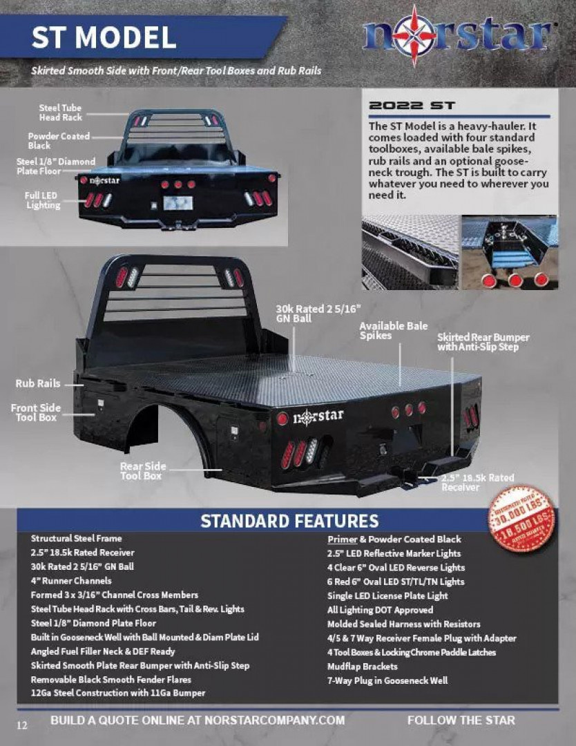 New 2025 Norstar ST 8'4" x 84" _40 CTA