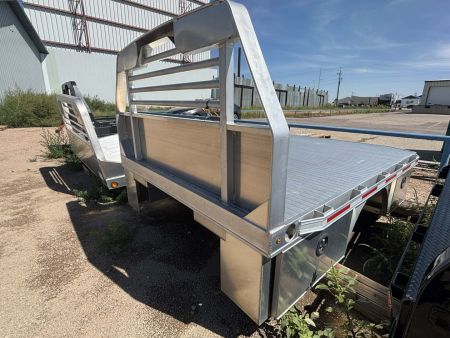 New 2025 Alum. Martin Long Bed - Skirted SW with 4 toolboxes underneath (SB model)