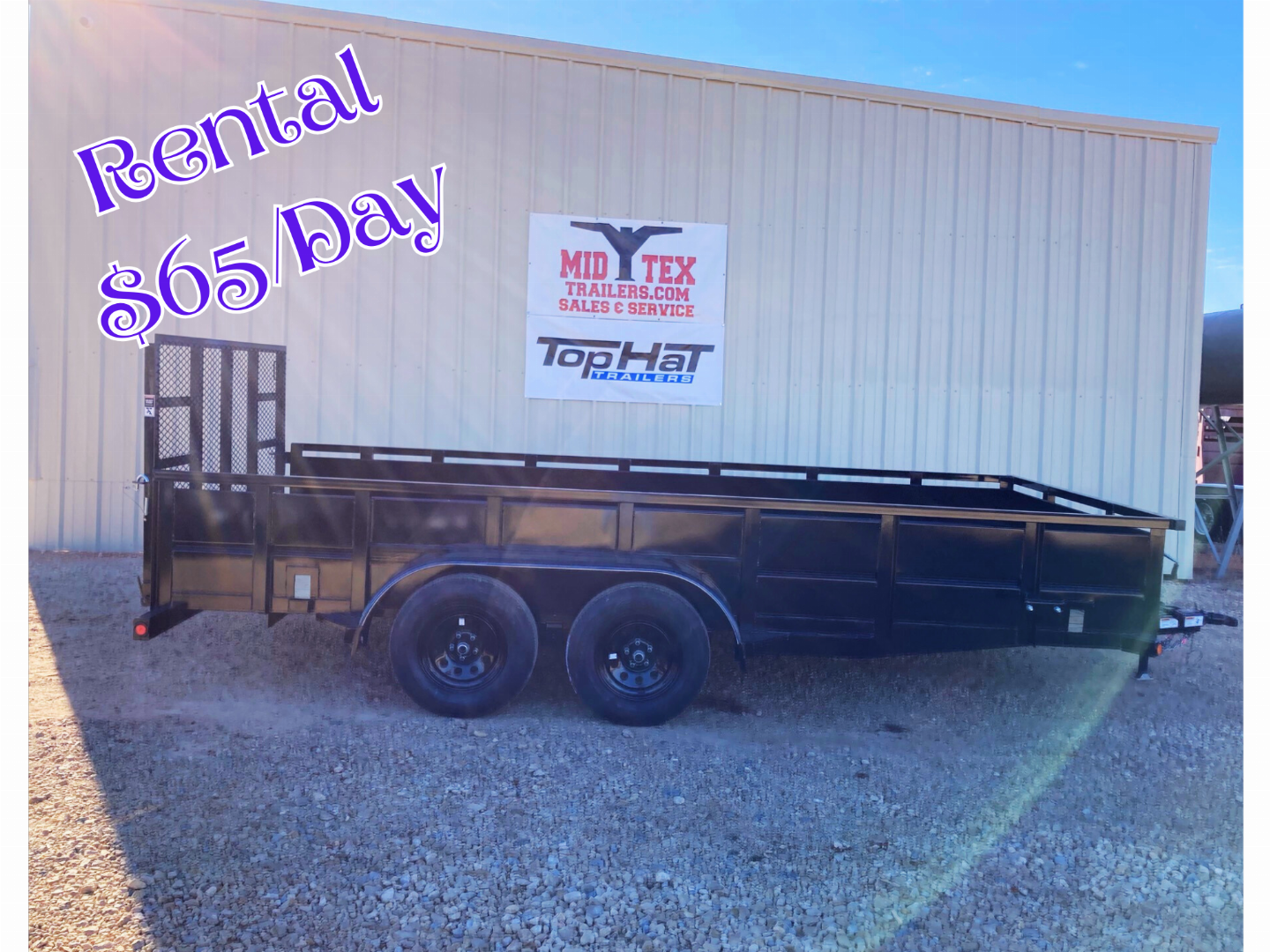 7×16 Utility Trailer