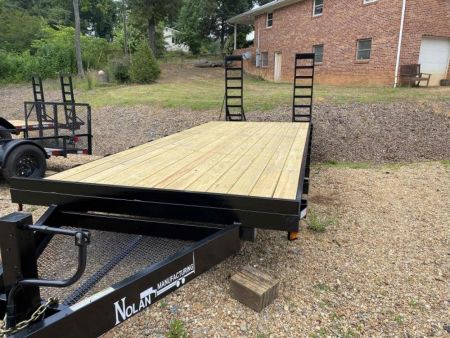 New 2026 Nolan Manufacturing 24' 14k Deckover Equipment Trailer