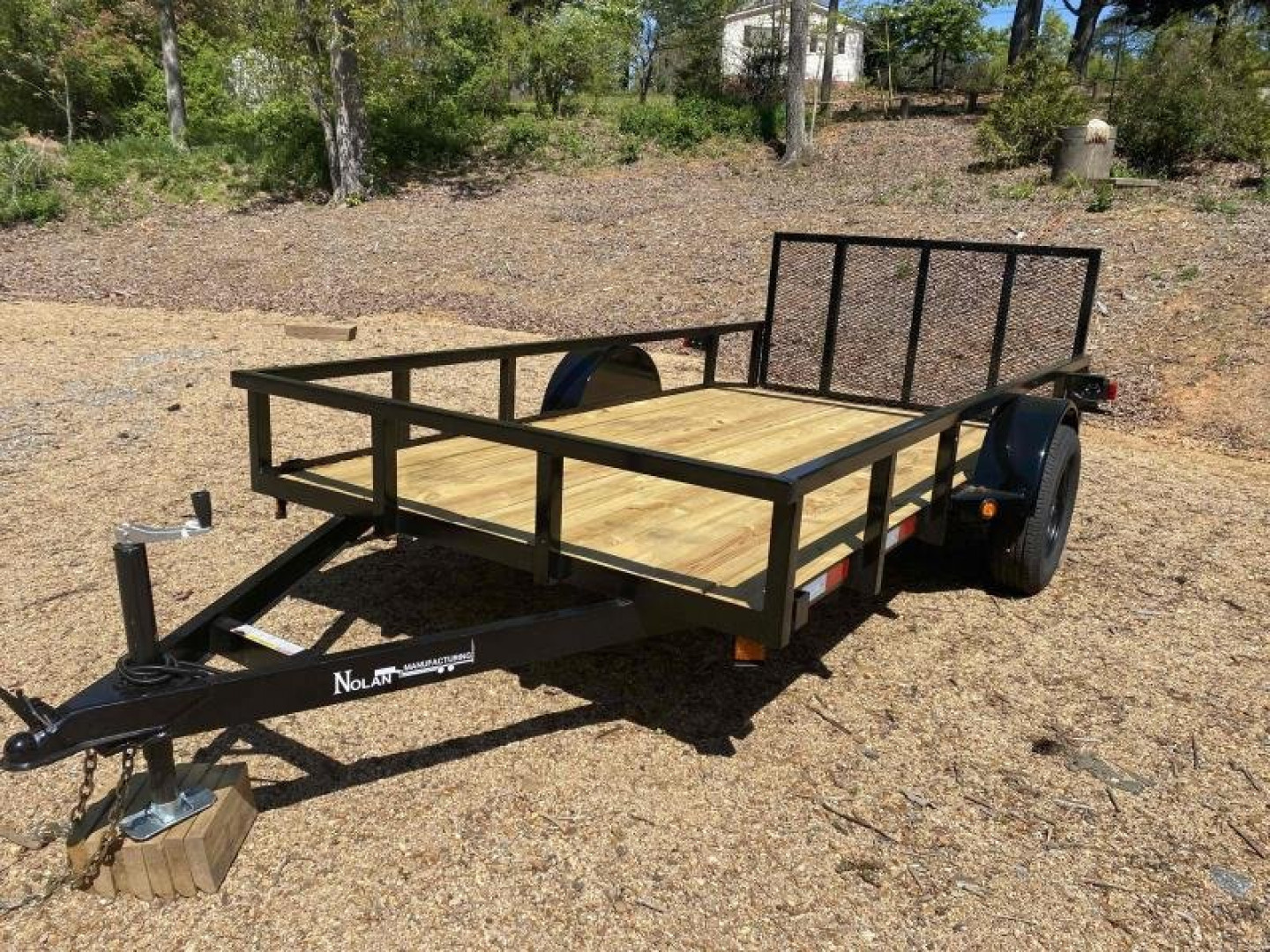 New 2024 Nolan Manufacturing 6'x12' Open Utility Trailer Utility Trailer