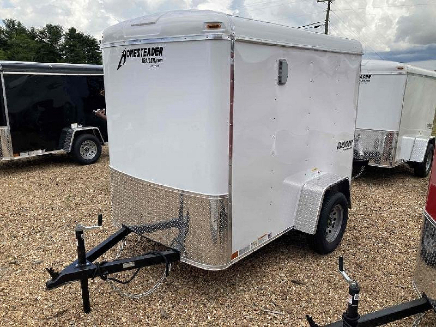 New 2027 Homesteader 5X8 Cargo / Enclosed Trailer w/ Rear Swing Door