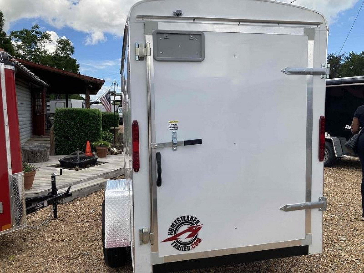 New 2027 Homesteader 5X8 Cargo / Enclosed Trailer w/ Rear Swing Door