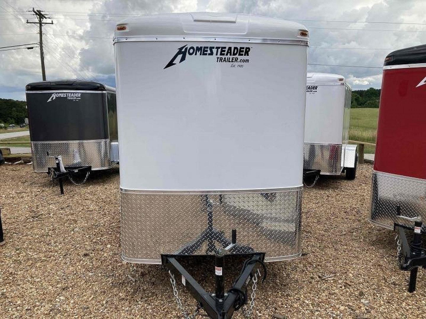 New 2027 Homesteader 5X8 Cargo / Enclosed Trailer w/ Rear Swing Door
