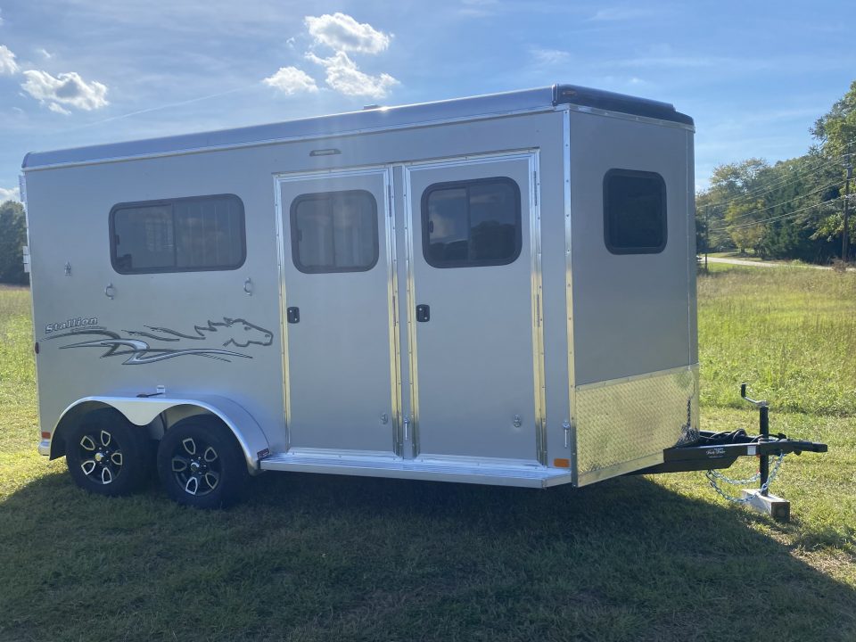 New 2027 Homesteader 2 Horse Direct Load Warmblood Horse Trailer