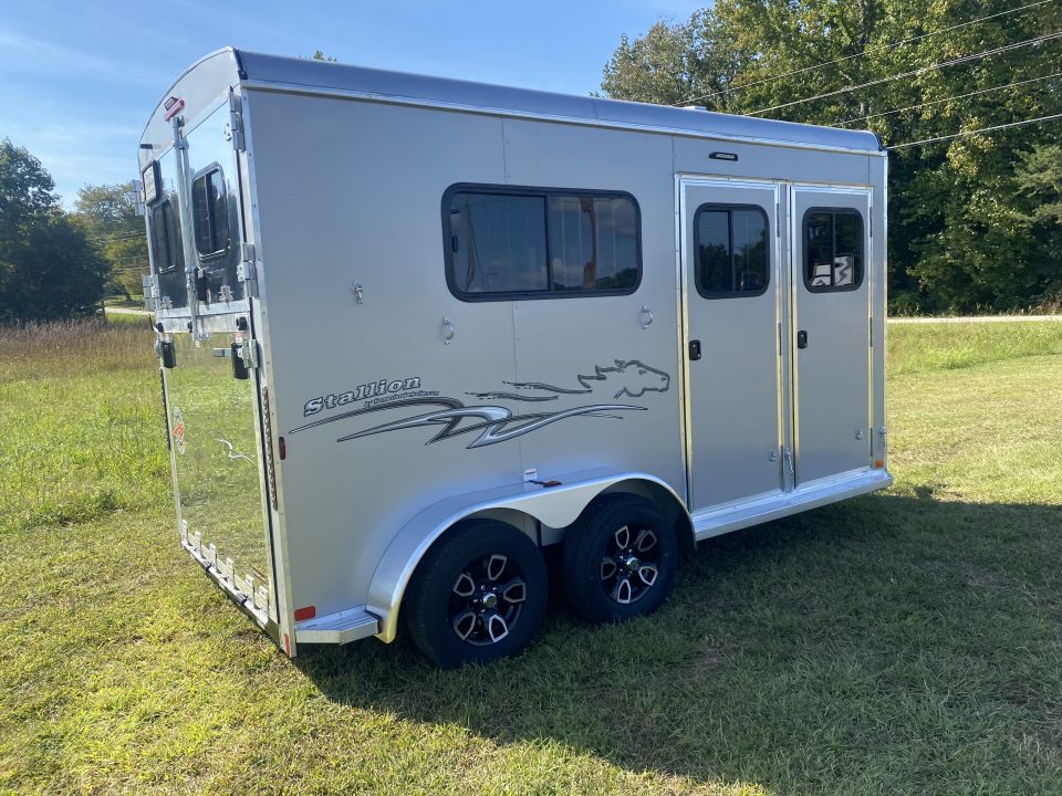New 2027 Homesteader 2 Horse Direct Load Warmblood Horse Trailer
