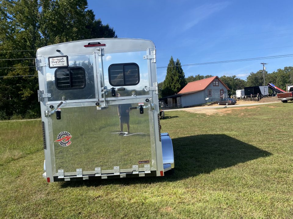 New 2027 Homesteader 2 Horse Direct Load Warmblood Horse Trailer