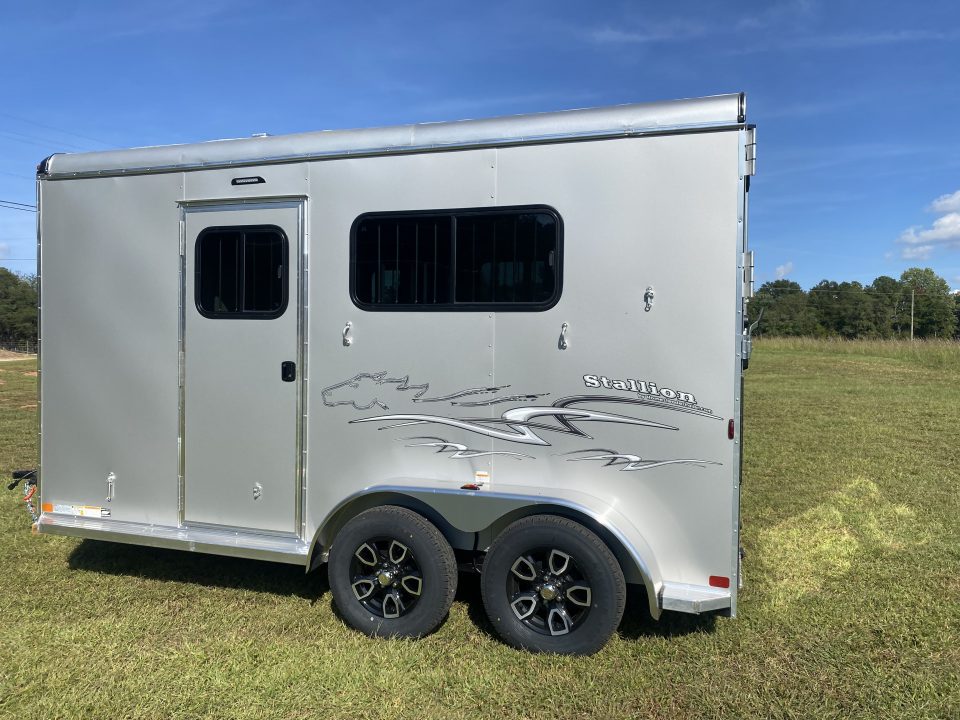 New 2027 Homesteader 2 Horse Direct Load Warmblood Horse Trailer