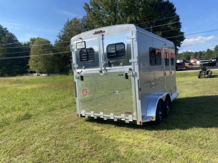 New 2027 Homesteader 2 Horse Direct Load Warmblood Horse Trailer