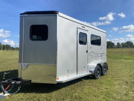 New 2027 Homesteader 2 Horse Direct Load Warmblood Horse Trailer