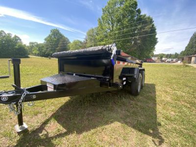 New 2026 Hawke Trailers 5X10 7K Low Pro Dump Trailer