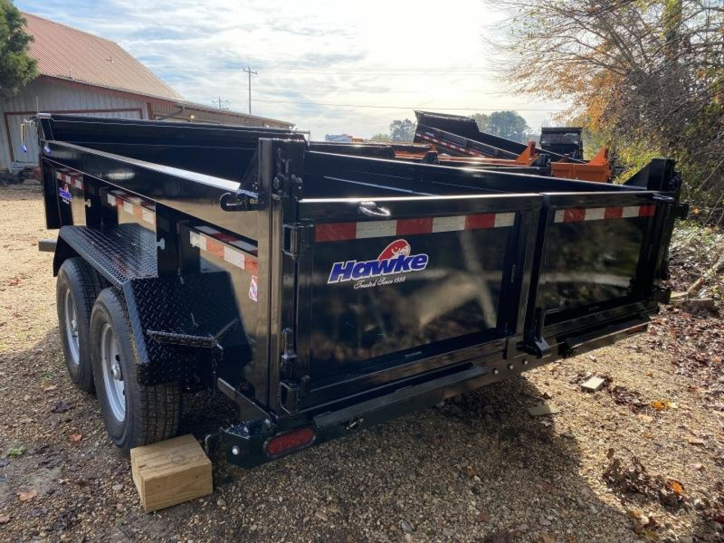 New 2027 Hawke Trailers 7X12 Low Pro Dump Trailer