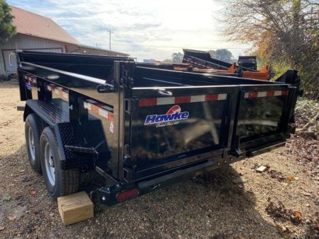 New 2027 Hawke Trailers 7X12 Low Pro Dump Trailer
