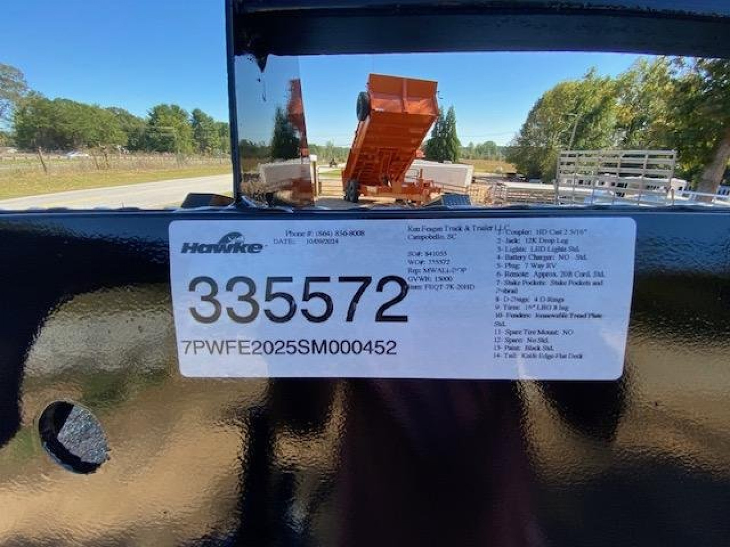 New 2027 Hawke Trailers 20' Power Tilt Equipment Trailer