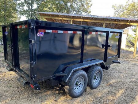 New 2027 Hawke Trailers 7X14 14K 4' Sides Dump Trailer
