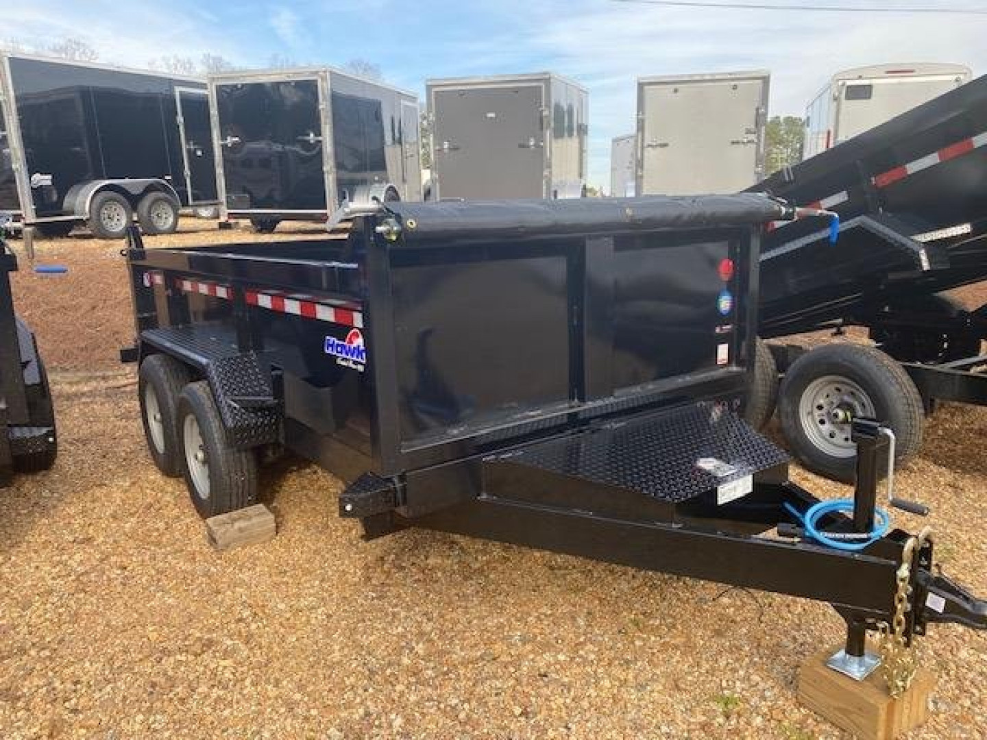New 2027 Hawke Trailers 6x12 Low Pro Dump Trailer
