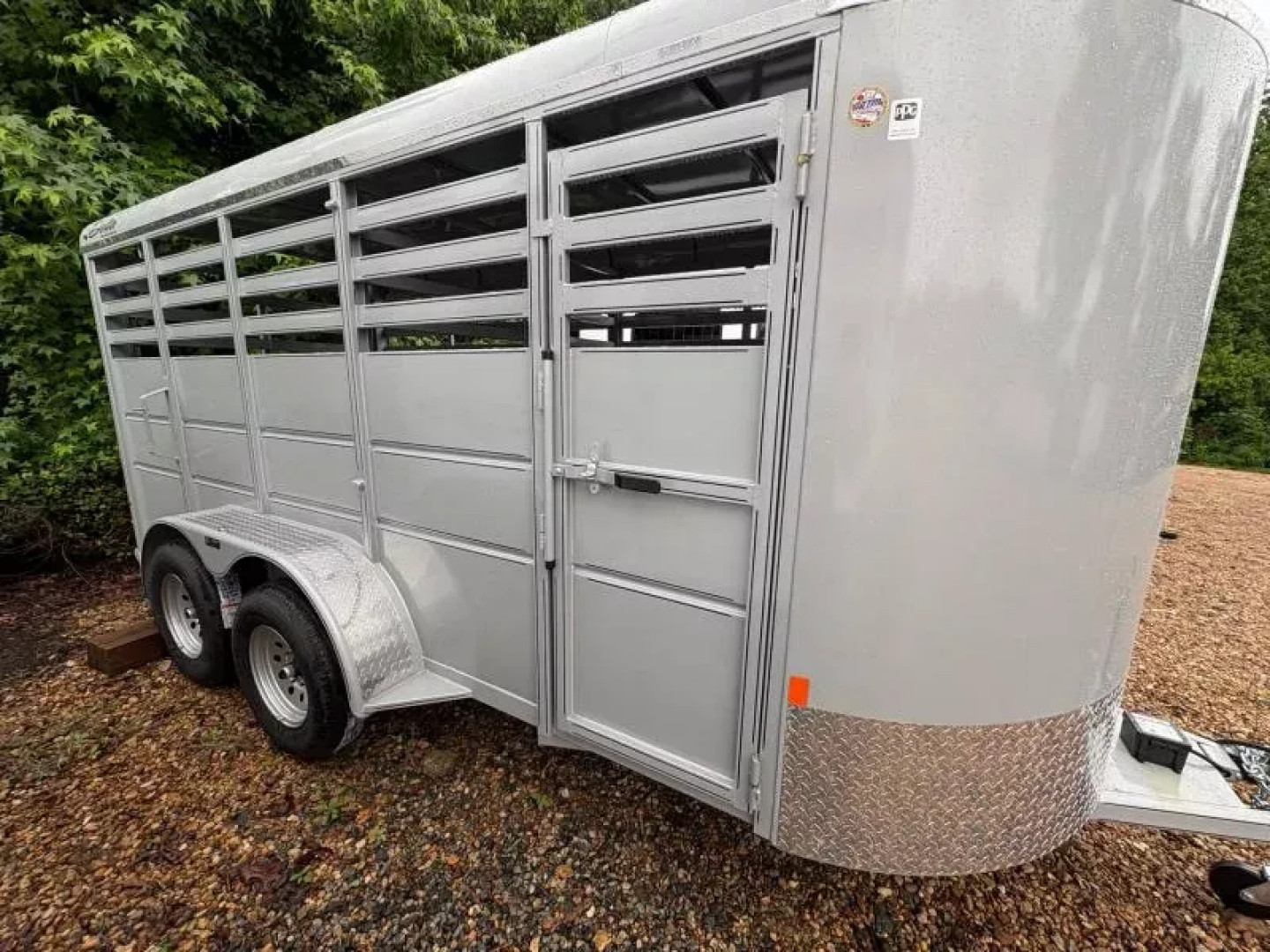 New 2027 Delta Mfg 16' Stock Bumper Pull Horse Trailer