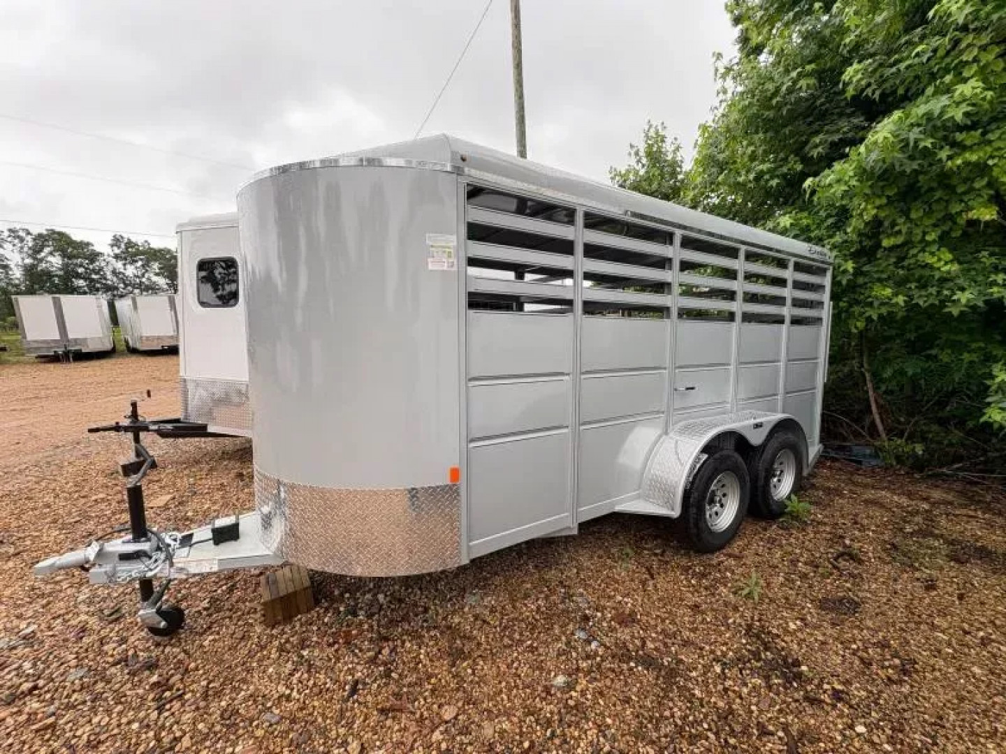 New 2027 Delta Mfg 16' Stock Bumper Pull Horse Trailer