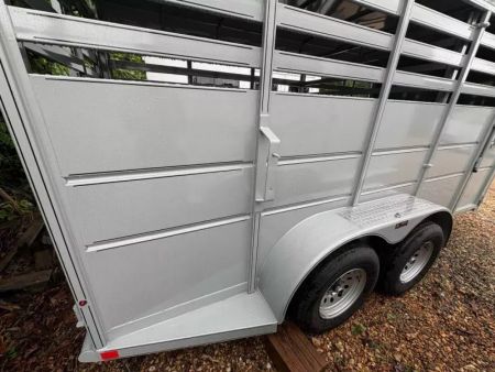 New 2027 Delta Mfg 16' Stock Bumper Pull Horse Trailer
