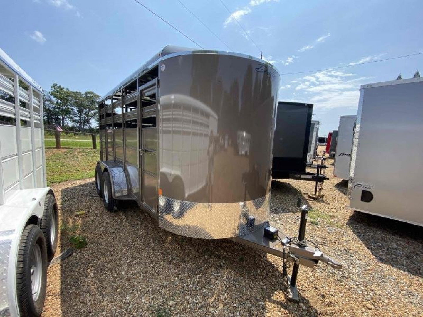 New 2027 Delta Mfg 16' STOCK BUMPER PULL Horse Trailer