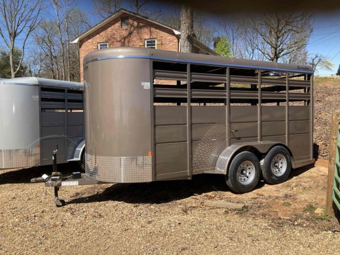 New 2027 Delta Mfg 16' STOCK BUMPER PULL Horse Trailer