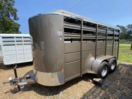 New 2027 Delta Mfg 16' STOCK BUMPER PULL Horse Trailer