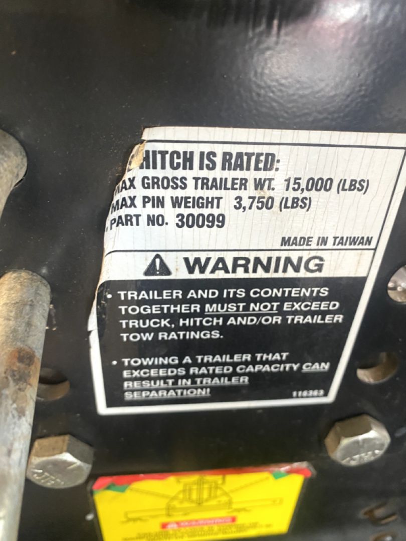Used 2025 OTHER SLIDER FIFTH WHEEL Hitches