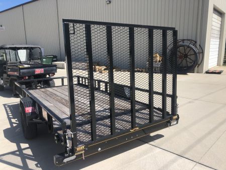 New 2024 ATV RAMP 77 x 14 PIPE TOP Utility Trailer