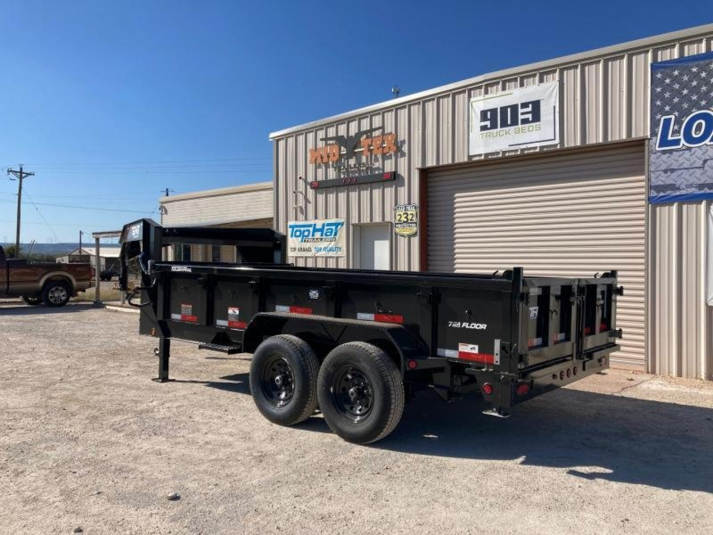 New 2025 Top Hat Trailers GNDPX140 Dump Trailer