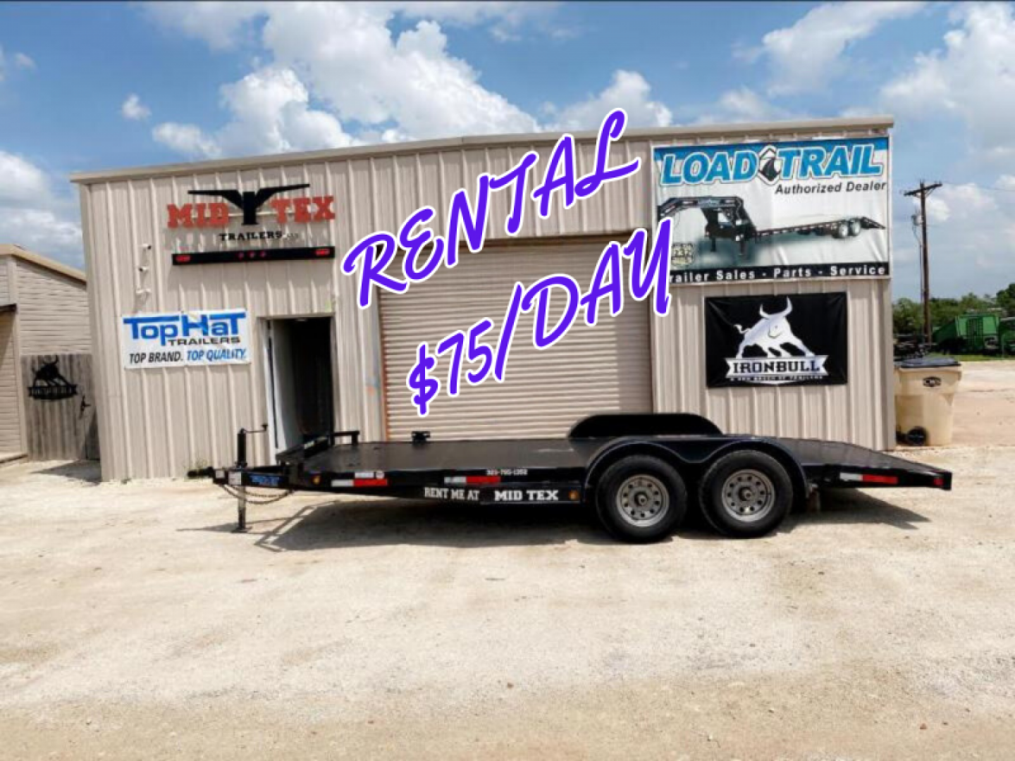 7×18 Car Hauler Trailer