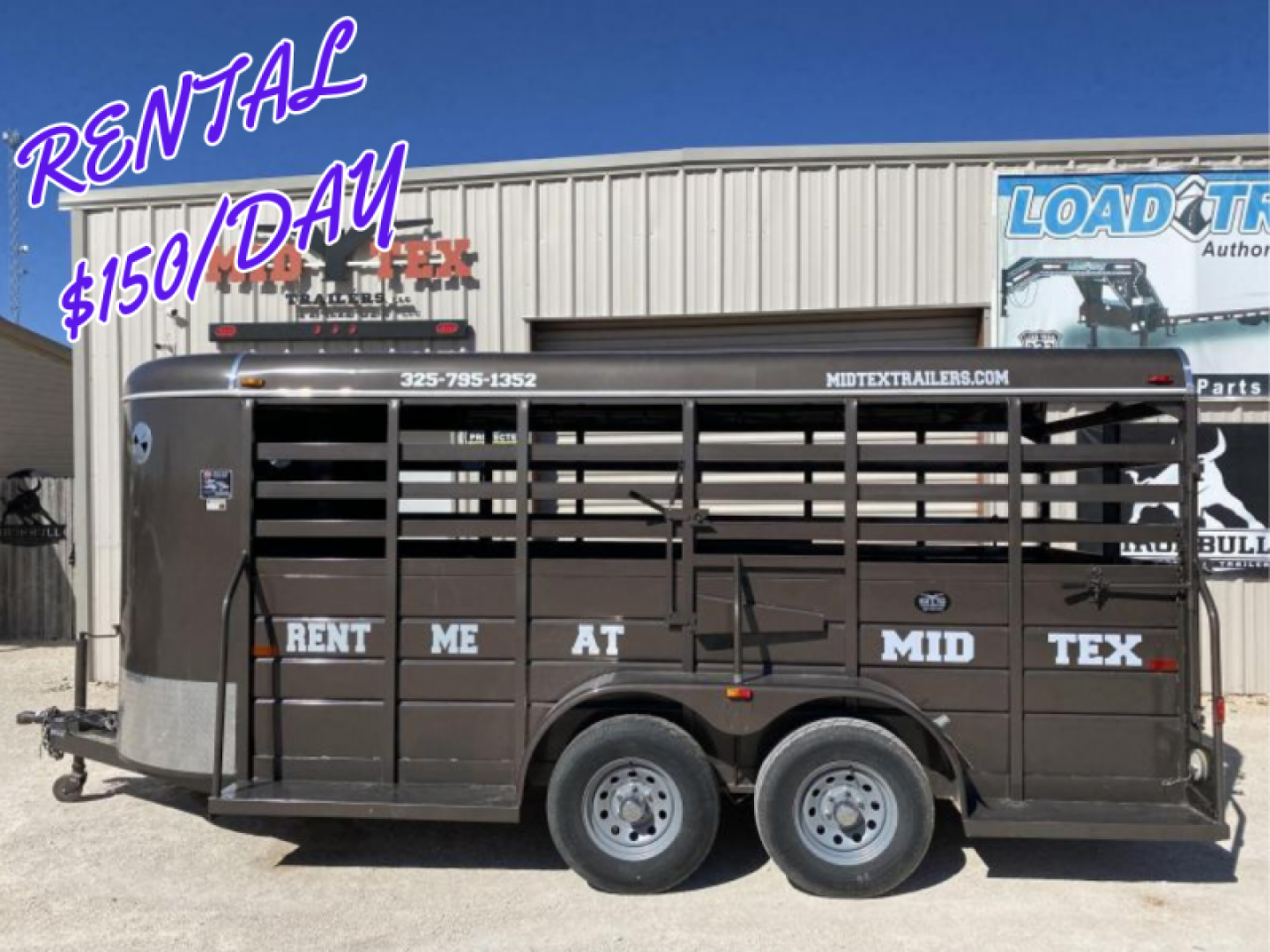 6×16 Horse Livestock Trailer